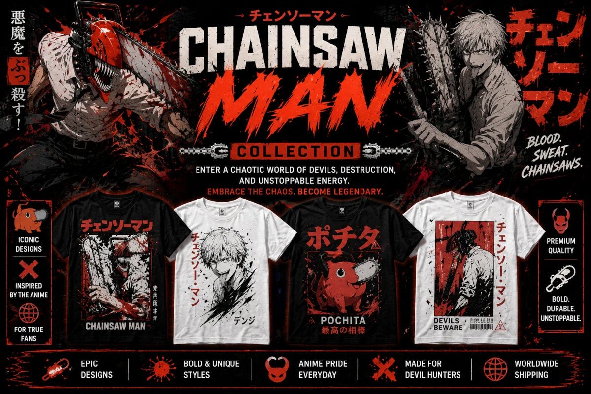 Chainsaw Man Anime T-Shirts - Ragnarok Anime