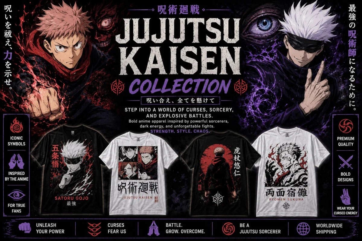 Jujutsu Kaisen Anime T-Shirts - Ragnarok Anime