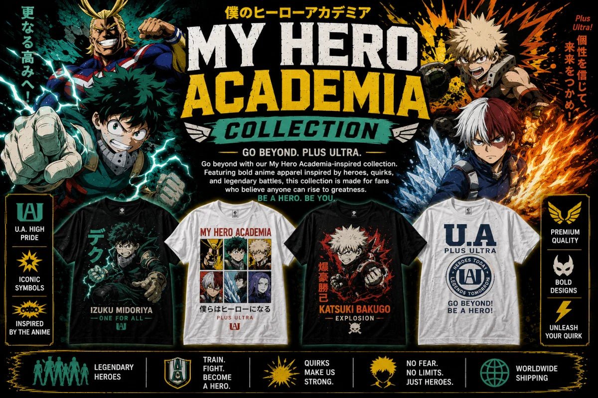 My Hero Academia Anime T-Shirts - Ragnarok Anime